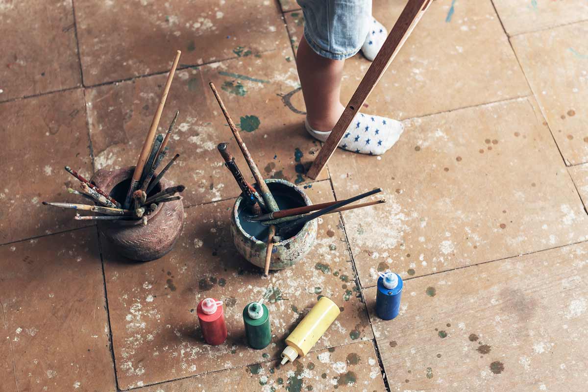 Bodenfliesen streichen | Anleitung, Lacke und Infos